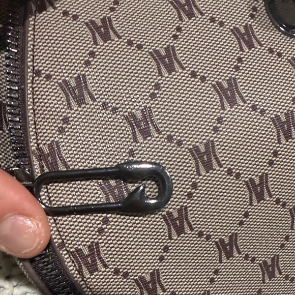 Chocolate Monogram Mini Top-Handle Crossbody - Picture 12 of 15